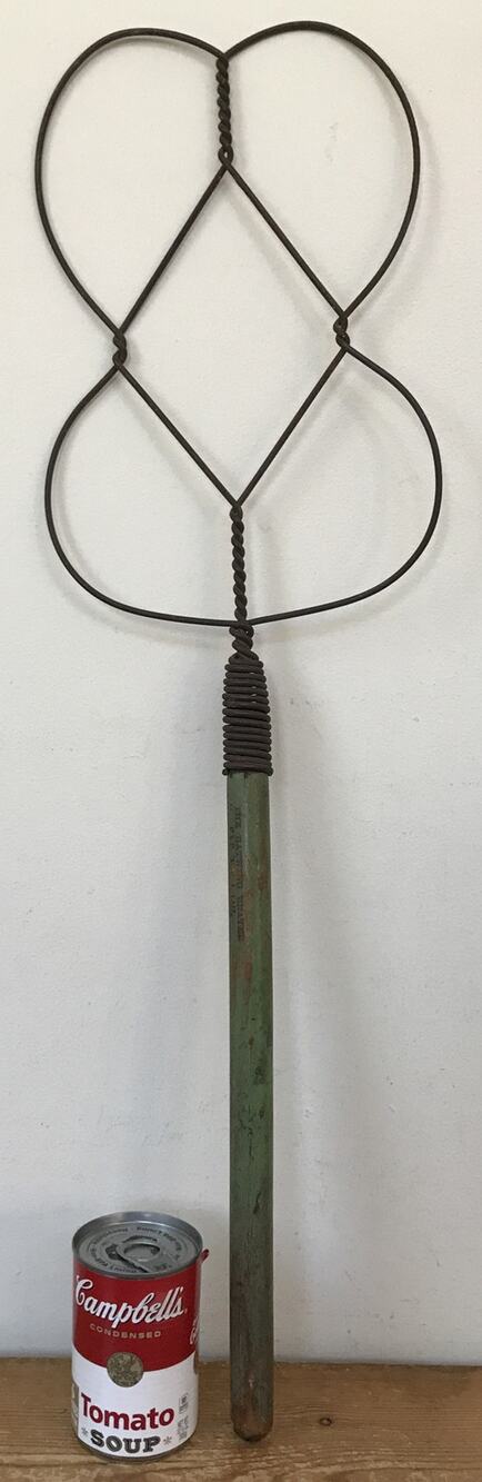 Vtg Antique 1900s The Batwing Rug Beater Johnson Novelty Co Wood Primitive 29"